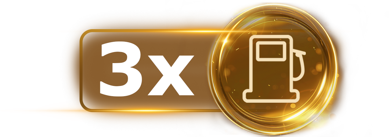 3x carburant gratuit timp de un an